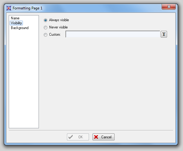 图4.8  Formatting Page Visibility (格式化页面的可见性)